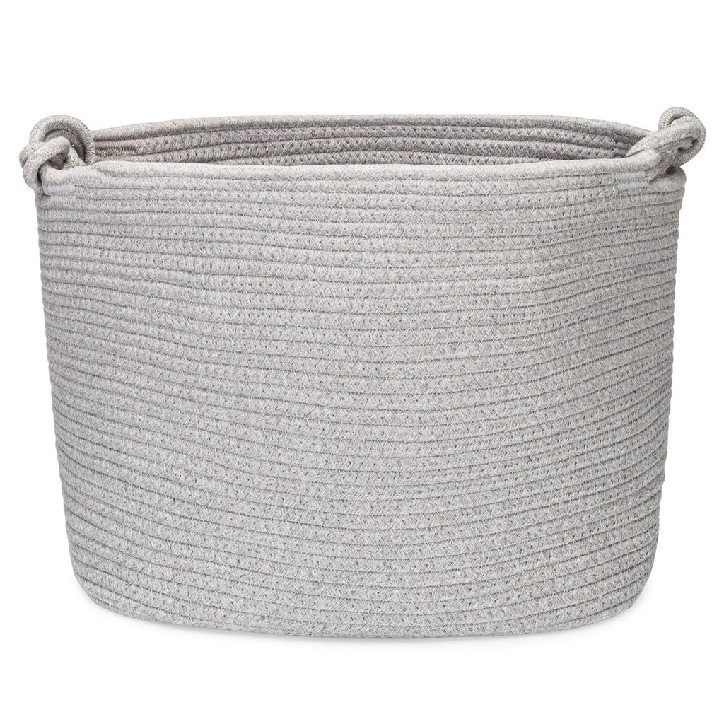 Cesta de almacenamiento de cuerda en forma de cubo