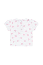Pink Heart Print Diaper Cover Set