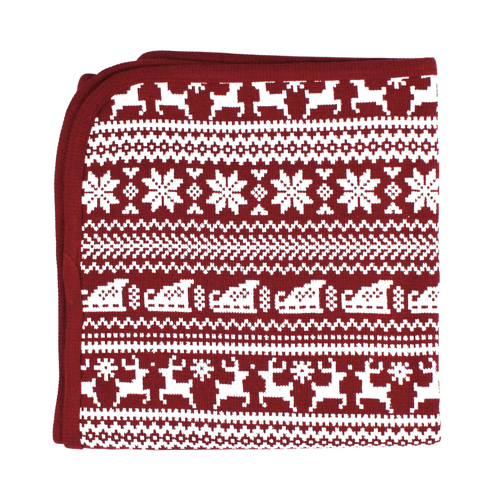 Santa's Sleigh | Holiday Thermal Blanket