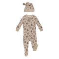 Holiday Thermal Zipper Footie & Cap Set