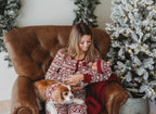 Santa's Sleigh | Holiday Thermal Zipper Footie & Cap Set
