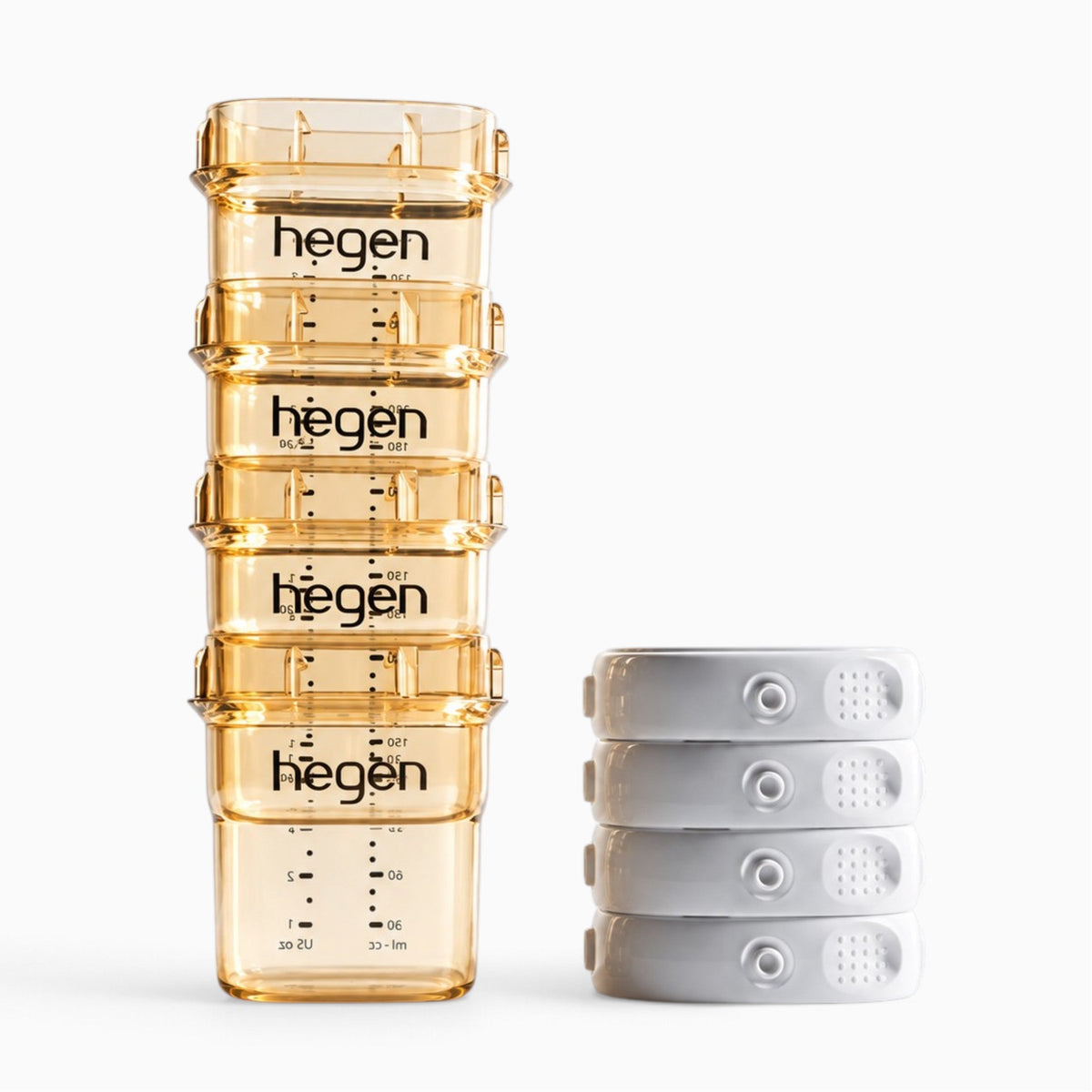 Hegen PPSU Breast Milk & Food Storage - 60ml/2oz Breast - 6-Pack