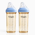 Hegen PPSU Anti-Colic Baby Bottle - 6 Months Plus - 330ml/11oz - 2-Pack