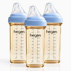 Hegen PPSU Anti-Colic Baby Bottle - 6 Months Plus - 330ml/11oz - 3-Pack
