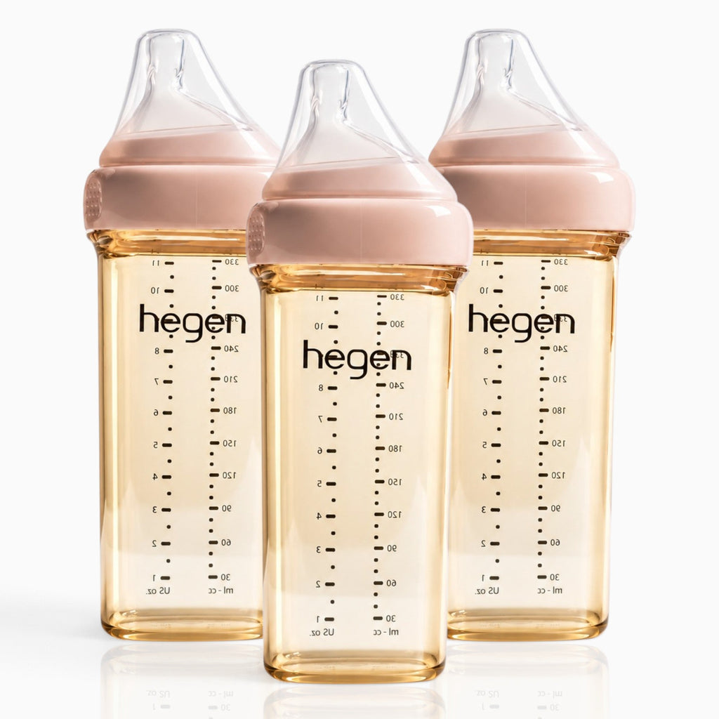 Hegen PPSU Anti-Colic Baby Bottle - 6 Months Plus - 330ml/11oz - 3-Pack