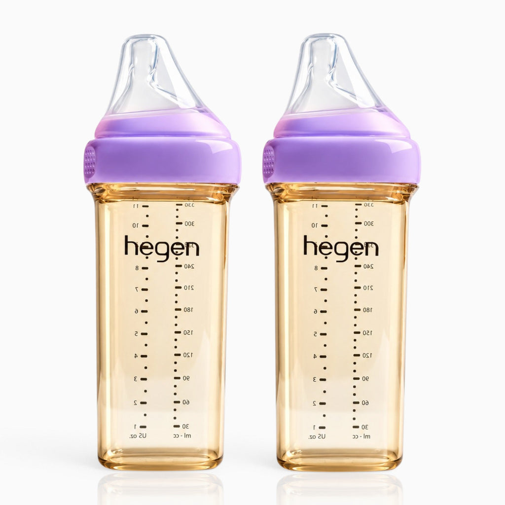Hegen PPSU Anti-Colic Baby Bottle - 6 Months Plus - 330ml/11oz - 2-Pack