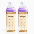 Hegen PPSU Anti-Colic Baby Bottle - 6 Months Plus - 330ml/11oz - 2-Pack