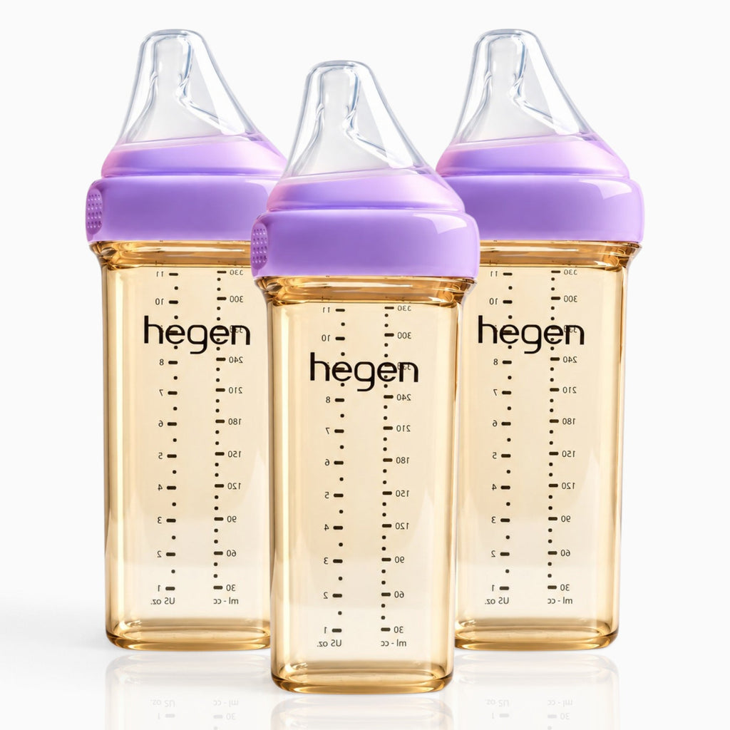 Hegen PPSU Anti-Colic Baby Bottle - 6 Months Plus - 330ml/11oz - 3-Pack