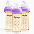 Hegen PPSU Anti-Colic Baby Bottle - 6 Months Plus - 330ml/11oz - 3-Pack