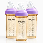Hegen PPSU Anti-Colic Baby Bottle - 6 Months Plus - 330ml/11oz - 3-Pack
