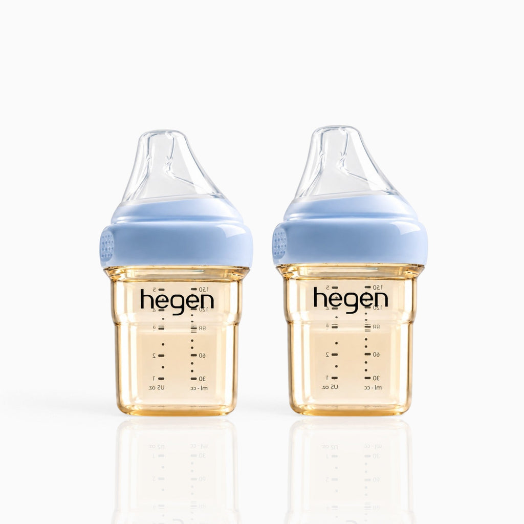 Hegen PPSU Anti-Colic Baby Bottle - 1 to 3 Months 150ml/5oz - 2-Pack