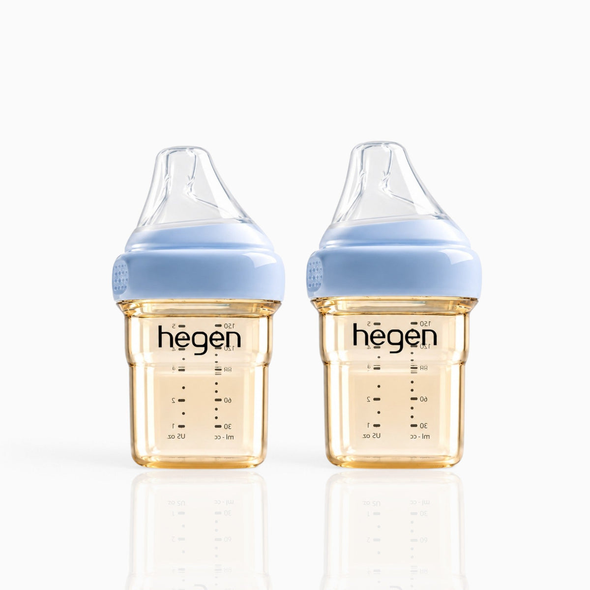Hegen PPSU Anti-Colic Baby Bottle - 1 to 3 Months 150ml/5oz - 2-Pack