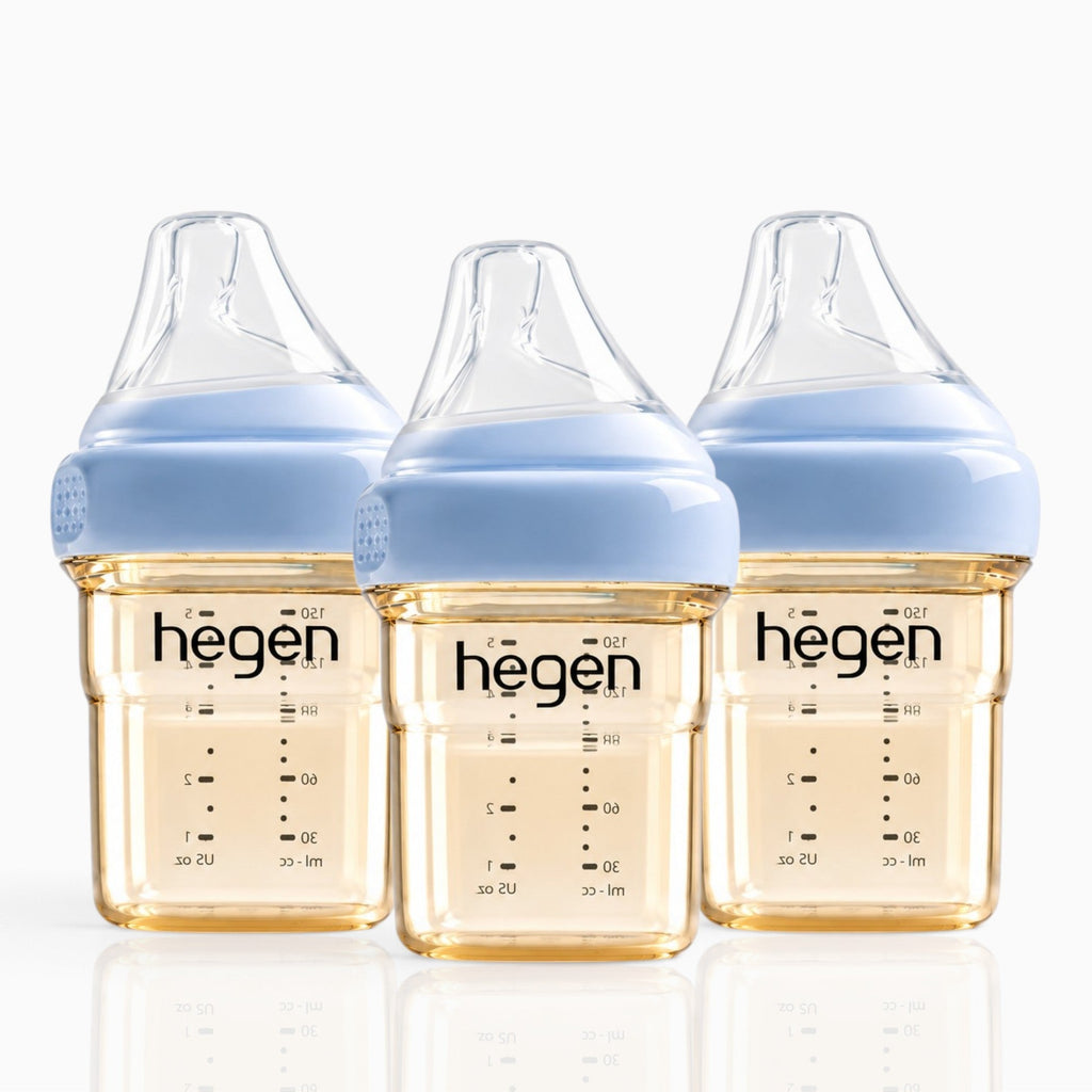 Hegen PPSU Anti-Colic Baby Bottle - 1 to 3 Months 150ml/5oz - 3-Pack