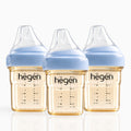 Hegen PPSU Anti-Colic Baby Bottle - 1 to 3 Months 150ml/5oz - 3-Pack
