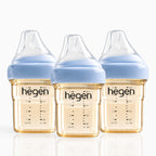 Hegen PPSU Anti-Colic Baby Bottle - 1 to 3 Months 150ml/5oz - 3-Pack
