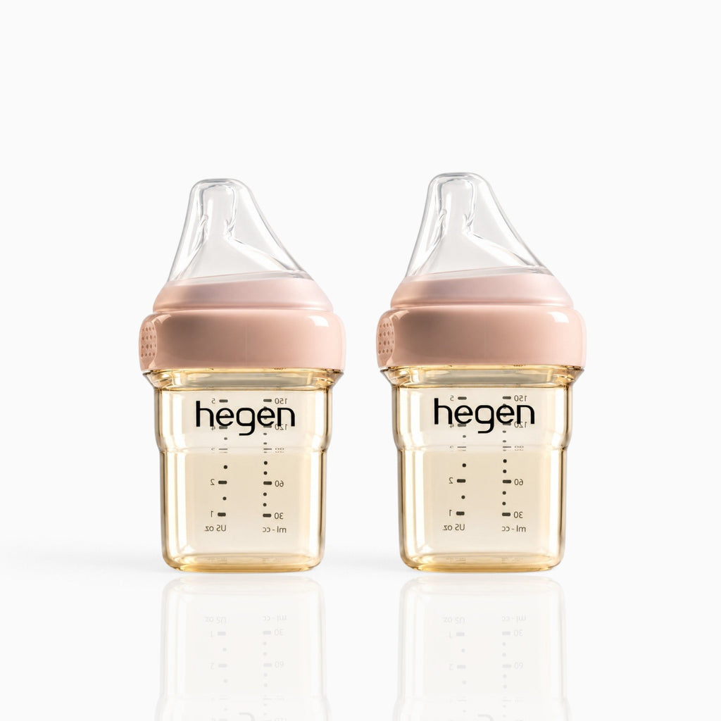 Hegen PPSU Anti-Colic Baby Bottle - 1 to 3 Months 150ml/5oz - 2-Pack
