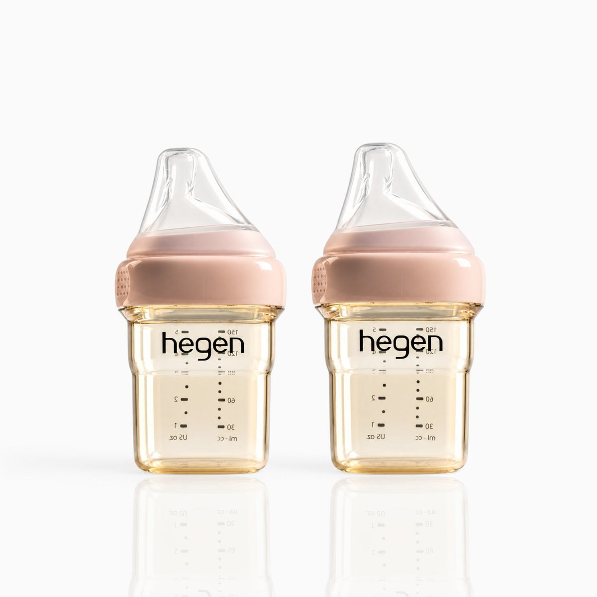 Hegen PPSU Anti-Colic Baby Bottle - 1 to 3 Months 150ml/5oz - 2-Pack