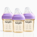 Hegen PPSU Anti-Colic Baby Bottle - 1 to 3 Months 150ml/5oz - 3-Pack