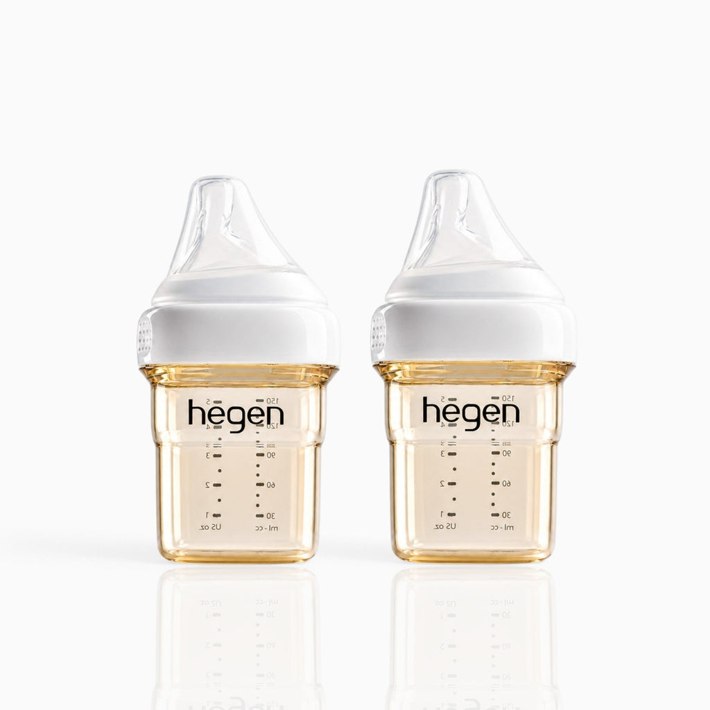 Hegen PPSU Anti-Colic Baby Bottle - 1 to 3 Months 150ml/5oz - 2-Pack