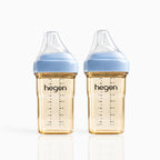 Hegen PPSU Anti-Colic Baby Bottle - 3 to 6 Months - 240ml/8oz - 2-Pack