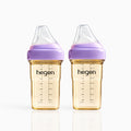 Hegen PPSU Anti-Colic Baby Bottle - 3 to 6 Months - 240ml/8oz - 2-Pack