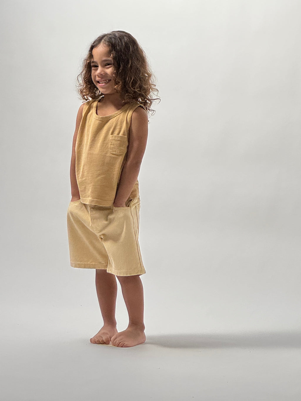 Shorts de mezclilla para niños | Teñido mineral