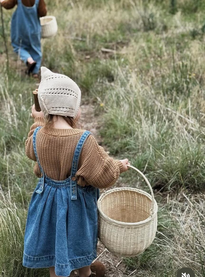 Pichi vaquero oversize para niños