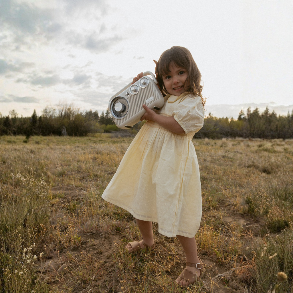 Organic Smocked Collar Dress