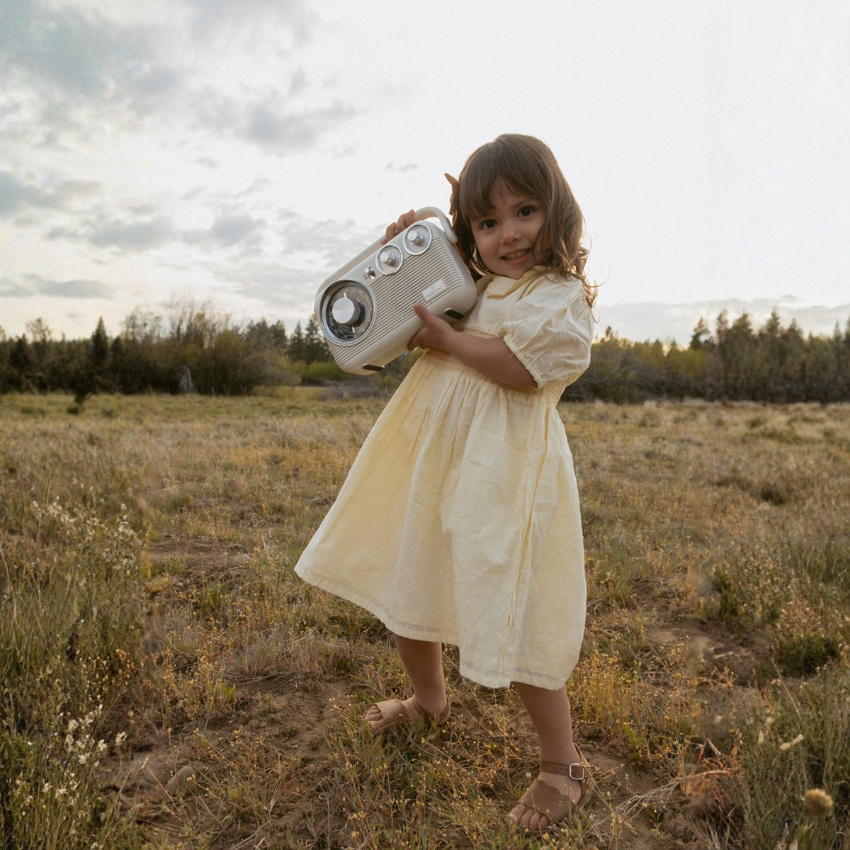 Organic Smocked Collar Dress