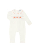 Pumpkin Patch Embroidered Playsuit