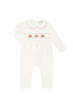 Pumpkin Patch Embroidered Playsuit