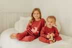 Cherry Fox | Kids' Organic Cozy Graphic Sweatshirt & Jogger Set