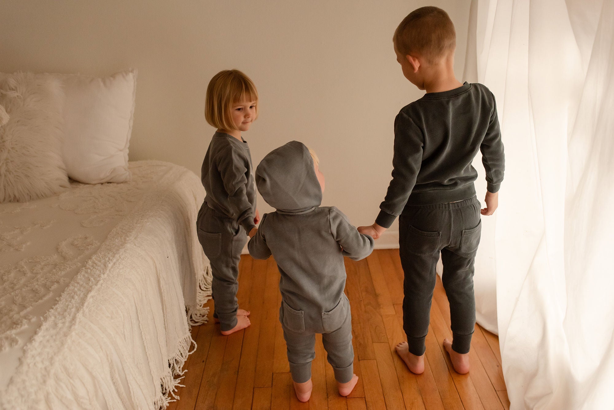 Coal Penguin | Kids' Organic Cozy Graphic Sweatshirt & Jogger Set