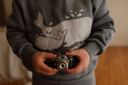Moonstone Whale | Kids' Organic Cozy Graphic Sweatshirt & Jogger Set