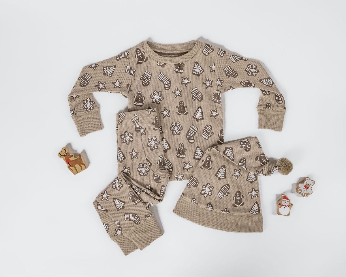 Holiday Thermal Long-Sleeve PJ & Cap Set
