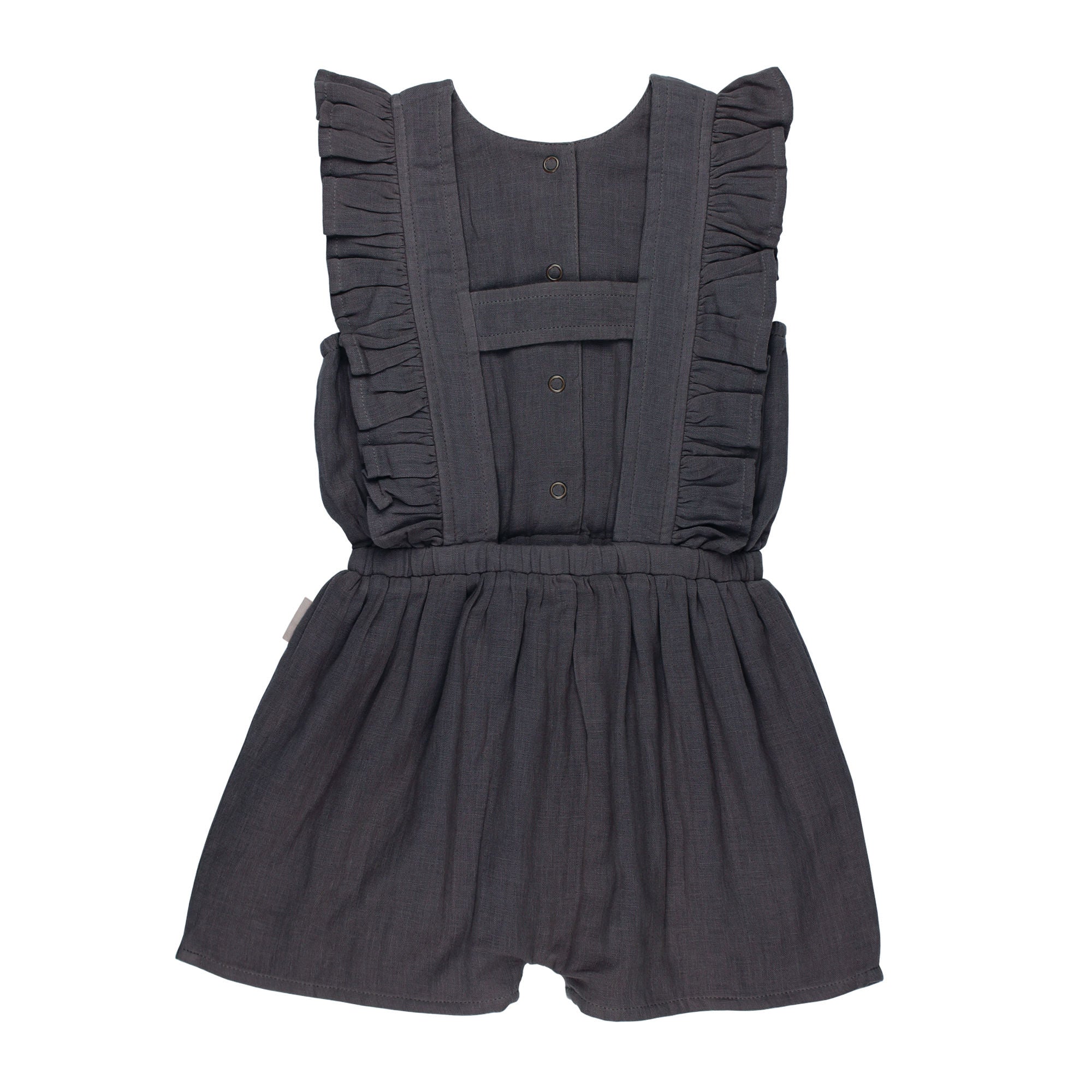Chia Seed | Kids' Organic Muslin Ruffle Jumper