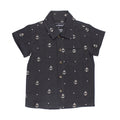 Chia Anchor | Kids' Muslin Button-Up S/Sleeve