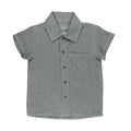 Moonstone | Kids' Muslin Button-Up S/Sleeve