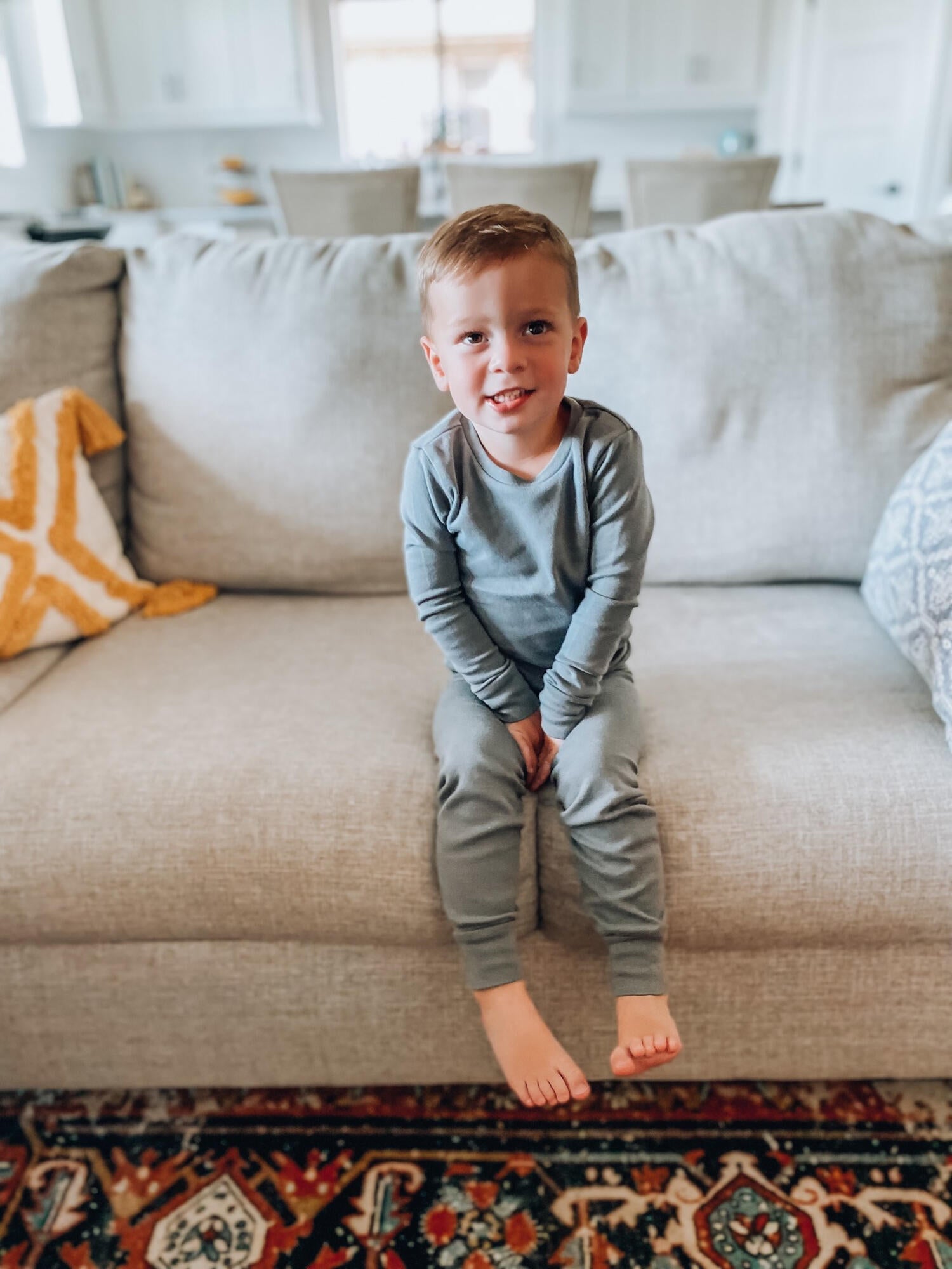 Gray | Kid's Organic PJ Set