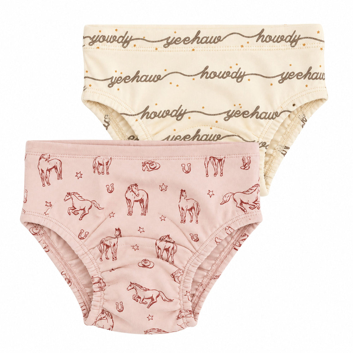 Rodeo Rose | Organic Potty-Training Briefs, 2-Pack