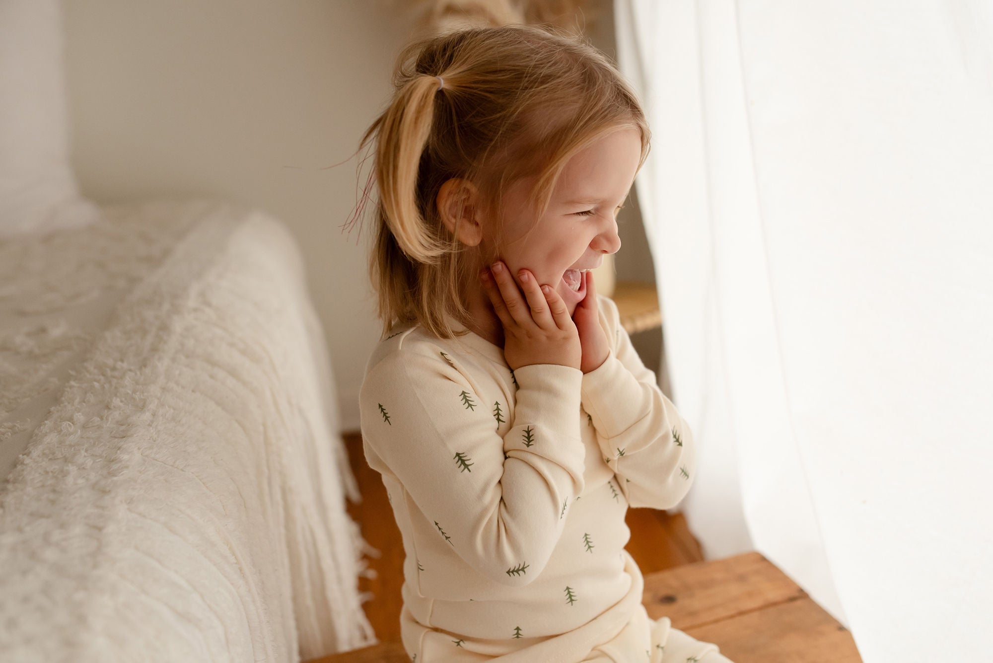 Buttercream Tree | Kids' Organic PJ Set