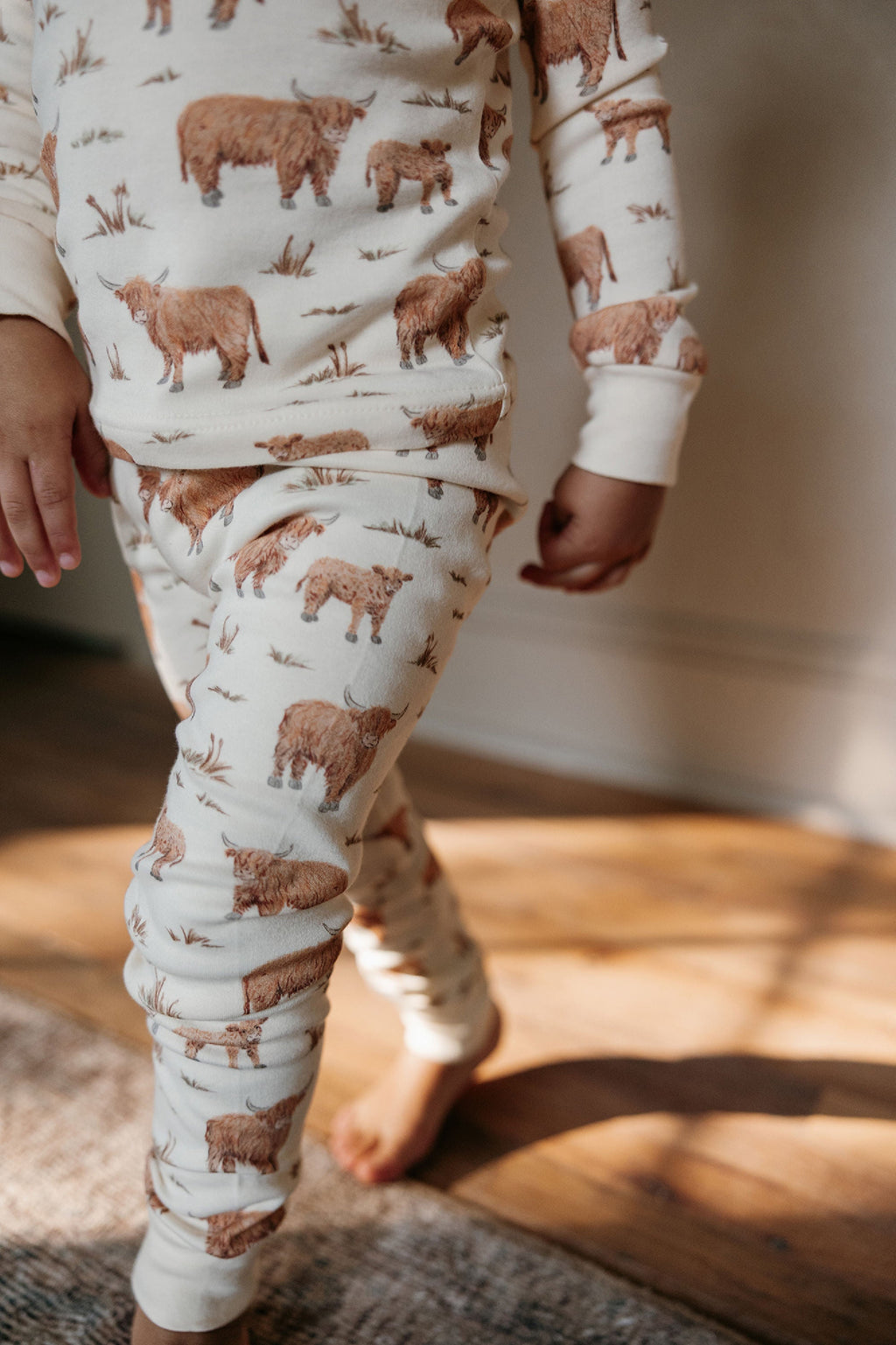 Highland Cow | Kids' Organic PJ Set