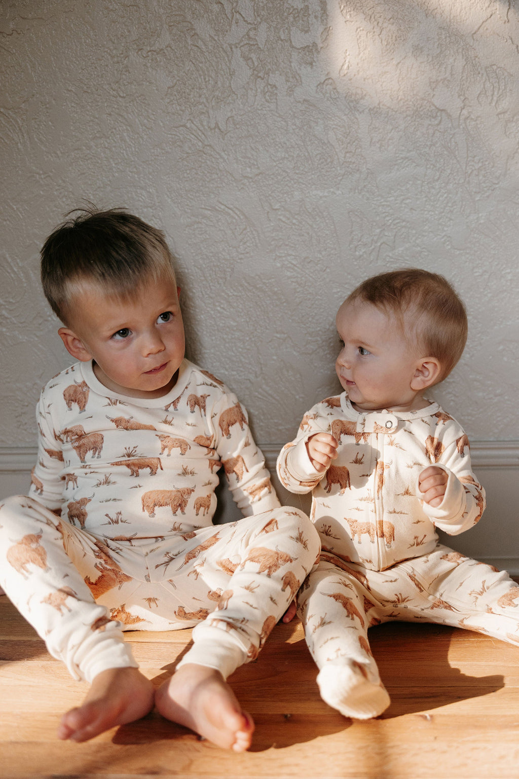 Highland Cow | Kids' Organic PJ Set
