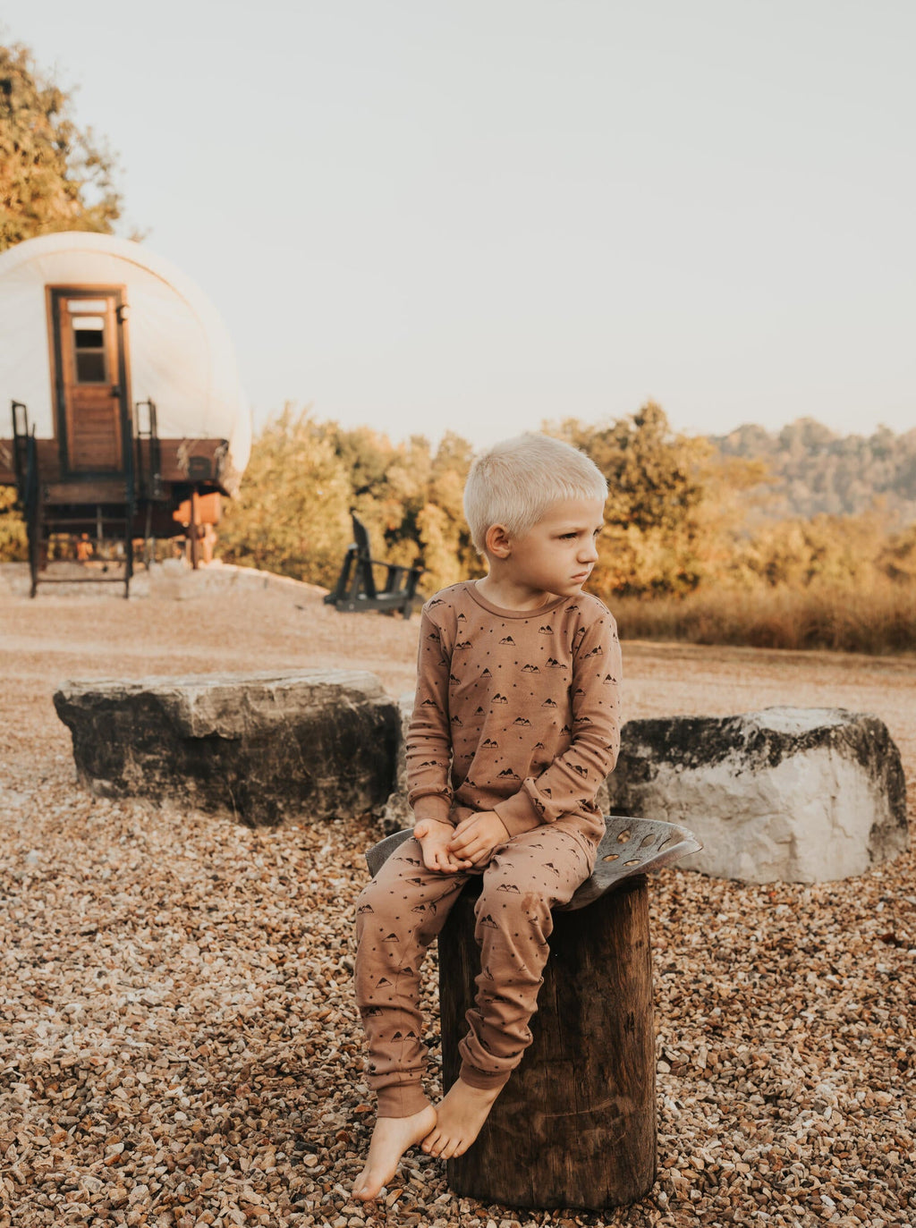 Latte Mountain | Kids' Organic PJ Set