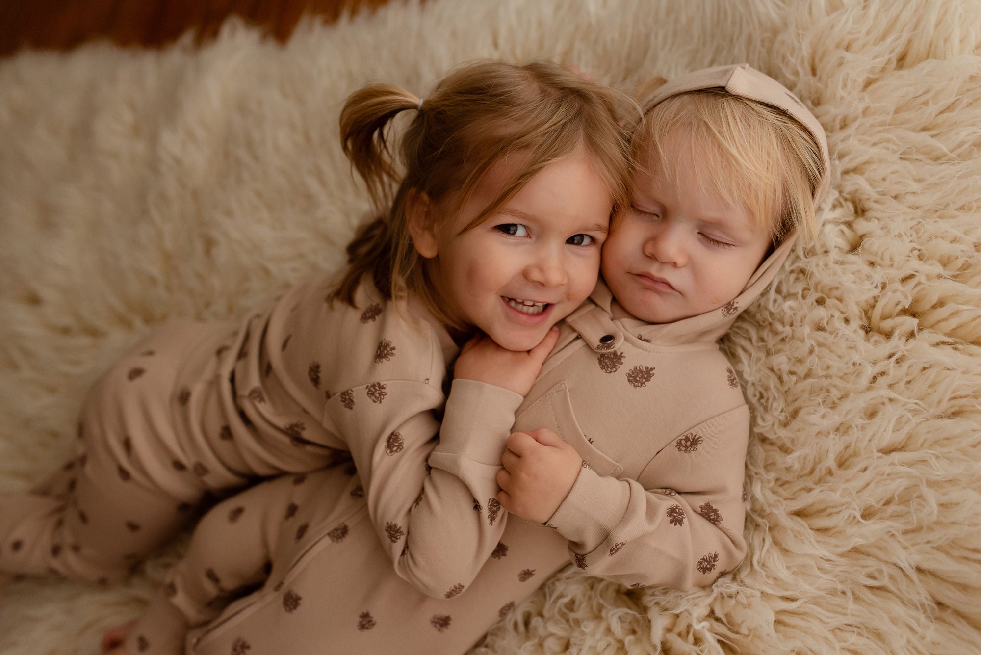 Oatmeal Pinecone | Kids' Organic PJ Set