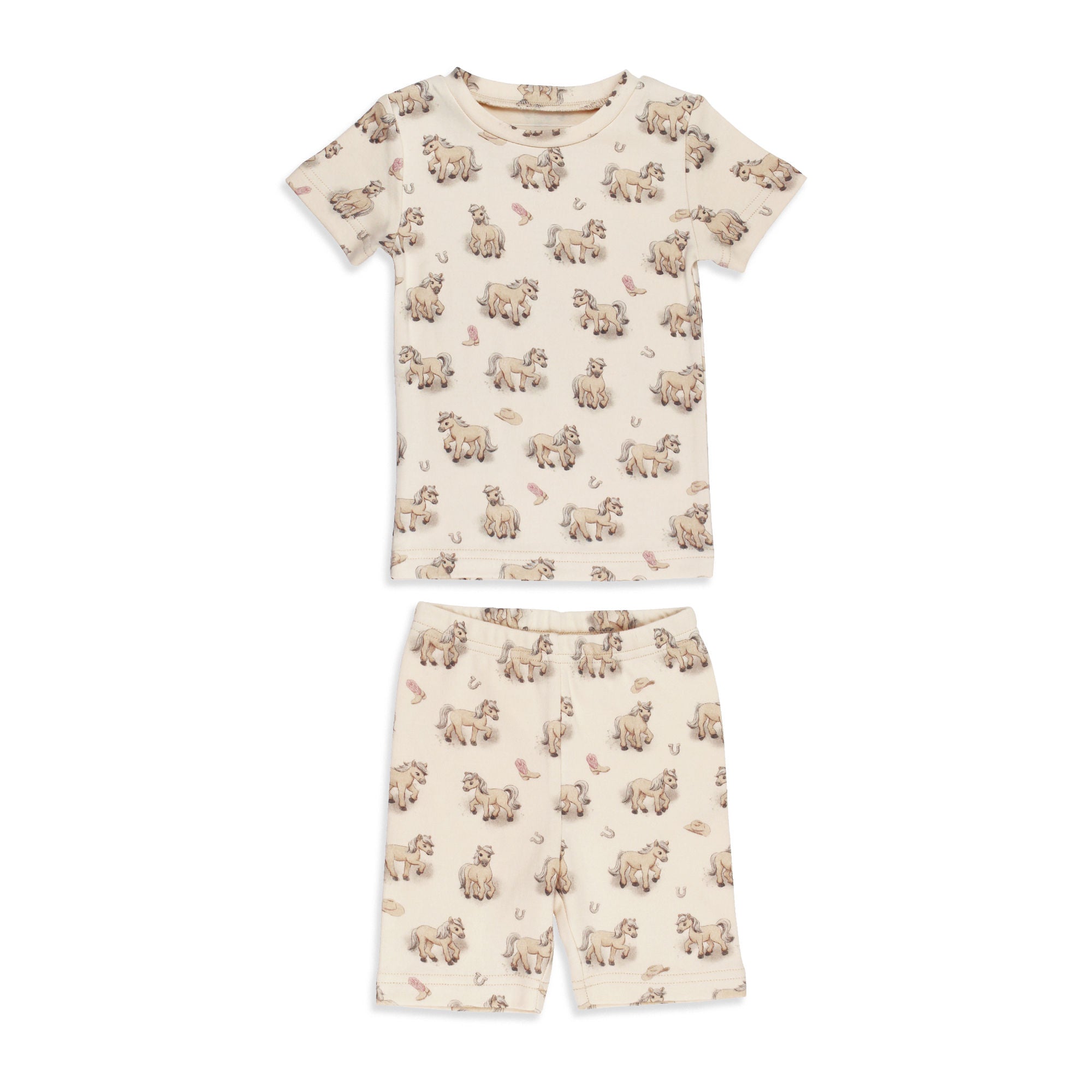 Blush Boots | Kids' Organic PJ Set