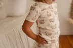 Blush Boots | Kids' Organic PJ Set
