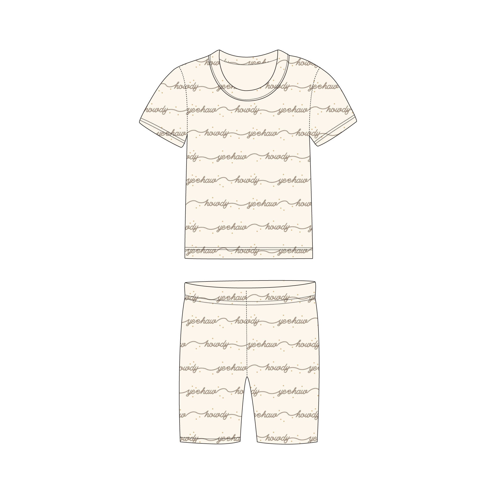 Howdy | Kids' Organic PJ Set
