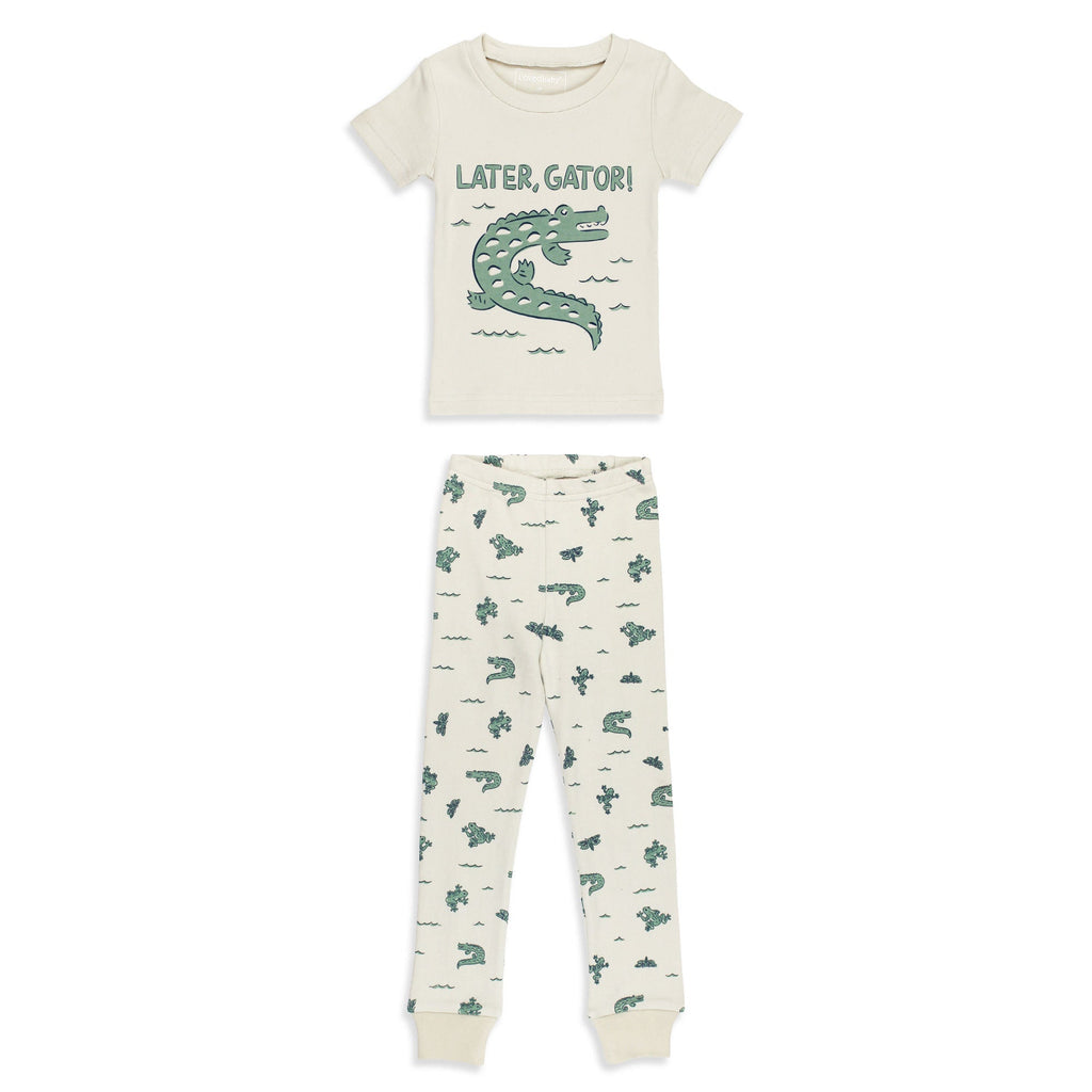 Alligator | Kids' Organic S/Sleeve PJ Set