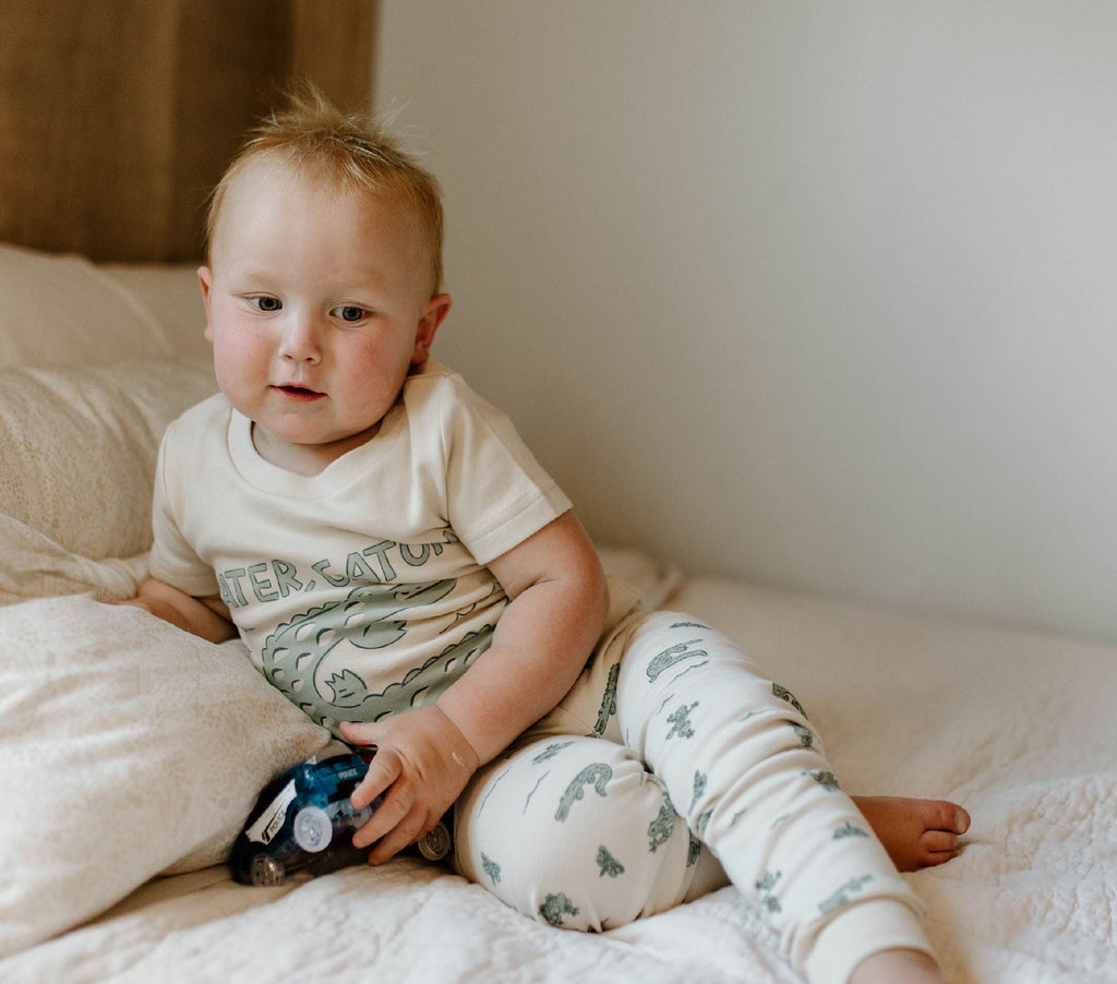 Alligator | Kids' Organic S/Sleeve PJ Set